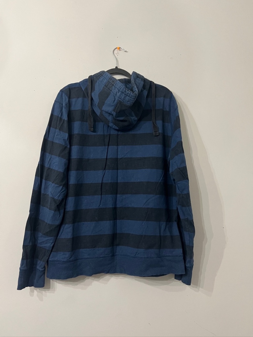 Converse Blue and Black Striped Zip Hoodie - Picture 2 of 2